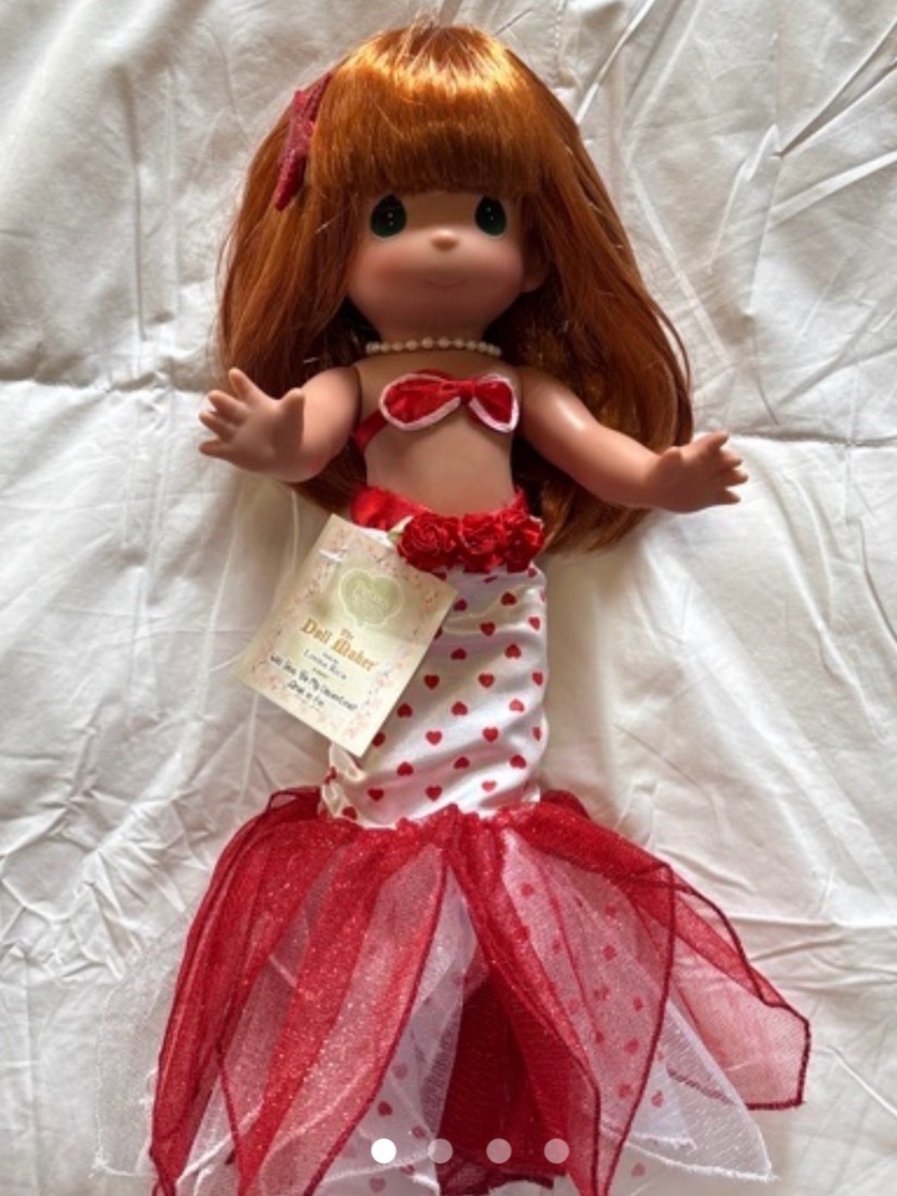Linda Rick Precious Moments Heart Mermaid Doll 12-Inch NWT